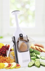 MEDIASHOP Livington TurboCut universal slicer - vegetable cutter with 3 blade settings for 2