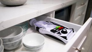 MEDIASHOP Livington TurboCut universal slicer - vegetable cutter with 3 blade settings for 9