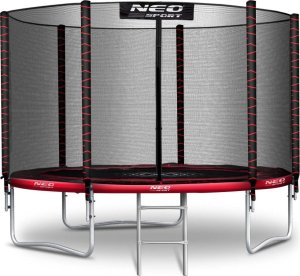 Trampolina ogrodowa Neo-Sport Trampolina ogrodowa 6ft/183cm z siatką zewnętrzną i drabinką 2