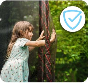 Trampolina ogrodowa Neo-Sport Trampolina ogrodowa 12ft/374cm z siatką zewnętrzną i drabinką 5