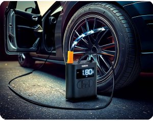 Kompresor samochodowy Humberg Bezprzewodowy kompresor elektryczny HM-252 6