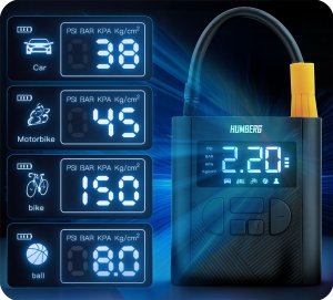 Kompresor samochodowy Humberg Bezprzewodowy kompresor elektryczny HM-252 9