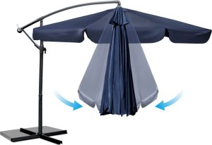 Plonos Parasol ogrodowy składany 6 segmentowy 350 cm z pokrowcem PL-880 5