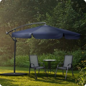 Plonos Parasol ogrodowy składany 6 segmentowy 350 cm z pokrowcem PL-880 7
