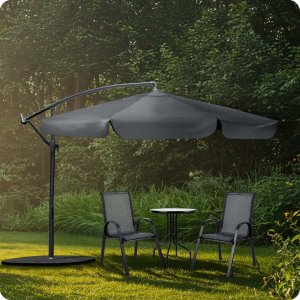 Plonos Parasol ogrodowy składany 8 segmentowy 350 cm z pokrowcem PL-881 11