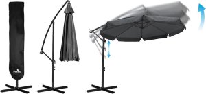 Plonos Parasol ogrodowy składany 8 segmentowy 350 cm z pokrowcem PL-881 7