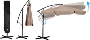 Plonos Parasol ogrodowy składany 6 segmentowy 350 cm z pokrowcem PL-880 7