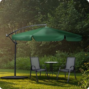 Plonos Parasol ogrodowy składany 6 segmentowy 350 cm z pokrowcem PL-880 11