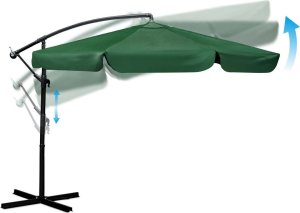 Plonos Parasol ogrodowy składany 6 segmentowy 350 cm z pokrowcem PL-880 5