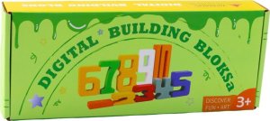 LeanToys Drewniane Cyferki Nauka Matematyki Kostki do Gry Klocki Edukacyjne 4