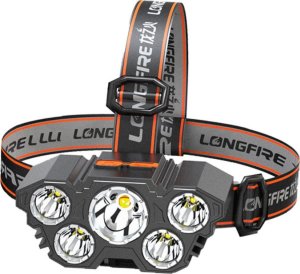 Latarka czołowa Lean Latarka Czołowa LED Czołówka 5 Diod 4 Tryby Świecenia 2