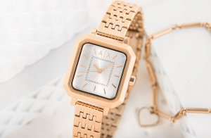 Zegarek Damski + Bransoletka Armani Exchange AX7164SET + BOX 5