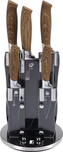 BERGNER Zestaw noży ze stali nierdzewnej Walsrode - 5 Sztuk + Stojak 1