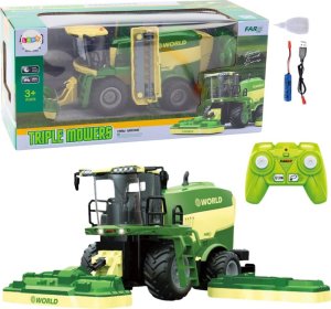 Kombajn Z Kosiarkami Do Trawy Efekt Pary Zdalnie Sterowany RC 2.4G LEAN Toys 1