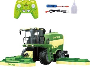 Kombajn Z Kosiarkami Do Trawy Efekt Pary Zdalnie Sterowany RC 2.4G LEAN Toys 2