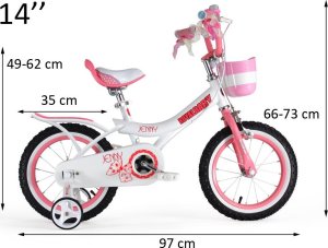 Royalbaby Royal Baby Rower JENNY 14 cali + pchaczyk RB14G-4 2