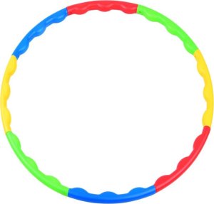 Jokomisiada Hula hop składane kolorowe koło do kręcenia SP0692 4