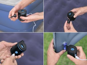 Bestway Elektryczna pompka powietrzba USB + końcówki 62289 3