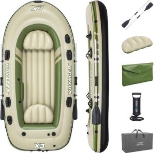 Bestway Dmuchany 3osob Ponton + wiosła 294 x 137cm Voyager X3 Raft 65164 EDUKAMP 1