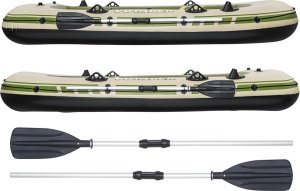 Bestway Dmuchany 3osob Ponton + wiosła 294 x 137cm Voyager X3 Raft 65164 3