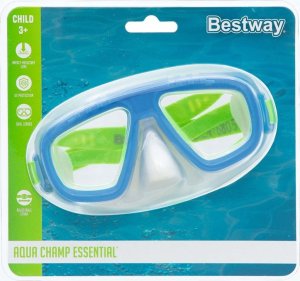 Bestway Maska Okulary do pływania i snurkowania NIEBIESKIE 22011 4