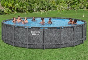 Bestway APX365 Basen stelażowy 610x 132cm pompa drabinka 561KE 12
