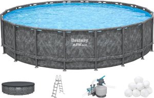 Bestway APX365 Basen stelażowy 610x 132cm pompa drabinka 561KE 4