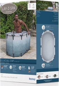 Bestway Zestaw Zbiornik do MORSOWANIA Glacial Dip + pompa 150x90cm 6002N 15