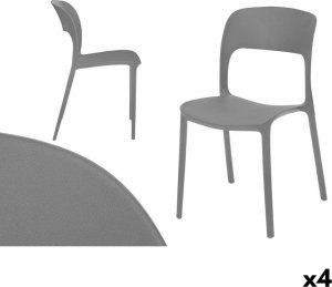 Krzesło do ustawiania w stos GiftDecor PP-637-G 4 Sztuk 1