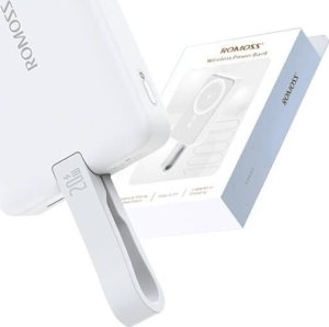 Powerbank Romoss WMS10 10000mAh 20W, biały  Ładowanie magnetyczne i szybkie ładowanie 12