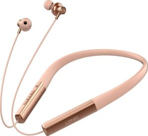 Słuchawki Bezprzewodowe Neckband LDNIO N01 Bluetooth 5.3 50h Różowe Złoto 14