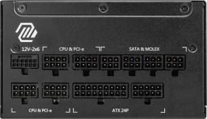 Zasilacz MSI MAG A1000GL PCIE5 1000W (306-7ZP9B11-CE0) 3