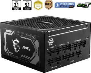 Zasilacz MSI MAG A1000GL PCIE5 1000W (306-7ZP9B11-CE0) 4