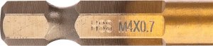 Wiertło gwintujące HSS TiN, M4x0,7 mm, Hex 4