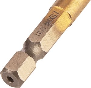 Wiertło gwintujące HSS TiN, M4x0,7 mm, Hex 5