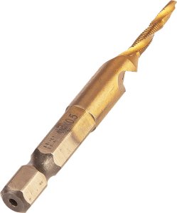 Wiertło gwintujące HSS TiN, M3x0,5 mm, Hex 2