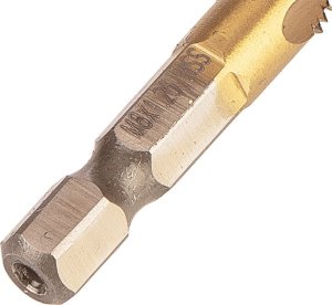 Wiertło gwintujące HSS TiN, M8x1,25 mm, Hex 5