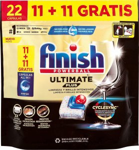 Finish Tabletki do zmywarki Powerball Ultimate Plus 22 szt. 1