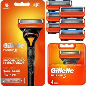 Gillette Fusion 5 ostrza 6 sztuk x maszynka oryginał kartonik wkłady nożyki 1