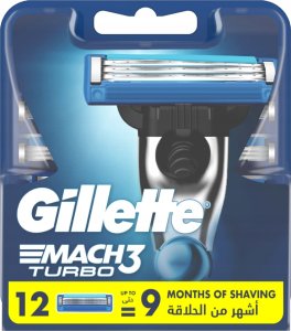 Gillette Mach3 Turbo wkłady 12 szt 2