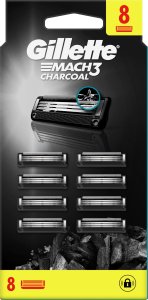 Gillette MACH3 Wkład Charcoal 8szt XL 3