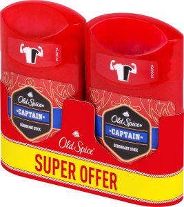 Old Spice Captain Dezodorant w sztyfcie dla mężczyzn 50ml x2 1