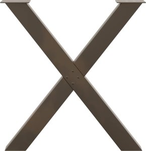 vidaXL Nogi do stołu jadalnianego, 3 szt., 70x(72-73) cm, stal 5