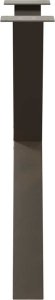 vidaXL Nogi do stołu jadalnianego, 3 szt., 70x(72-73) cm, stal 6