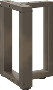 vidaXL Nogi do stolika kawowego, 2 szt., 38x25x(42-43) cm, stal 4