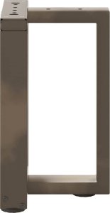 vidaXL Nogi do stolika kawowego, 2 szt., 28x25x(42-43) cm, stal 5