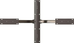 vidaXL Noga stolika kawowego, stal, 98x58x(42-43) cm, stal 5