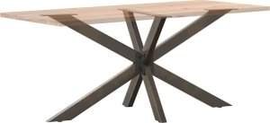 vidaXL Noga do stołu jadalnego stal 150x78x(72-73)cm stal 6