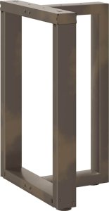 Nogi do stołu jadalnianego, 2 szt., 50x35x(72-73) cm, stal 4