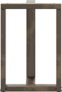 Nogi do stołu jadalnianego, 2 szt., 50x35x(72-73) cm, stal 6